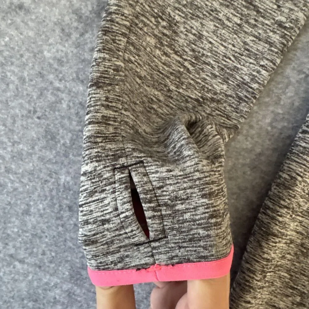 Under Armour Storm Fleece Twist Hoodie Womens Small 1280690 Gray/Pink Cold Gear